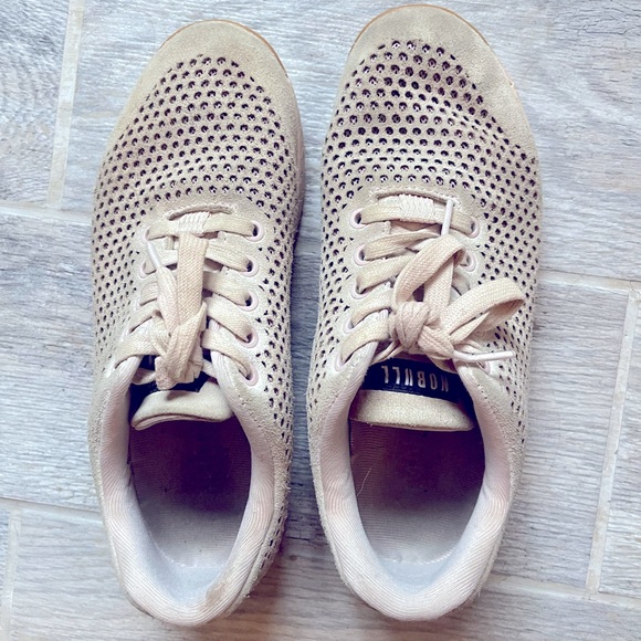 NOBULL Blush Suede Trainers - Picture 2 of 3